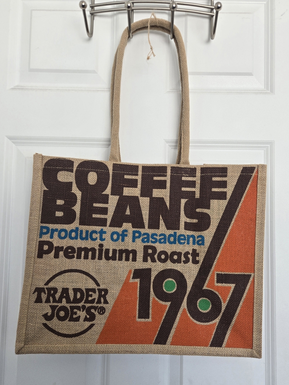Trader Joe's Tote Bag Coffee Beans